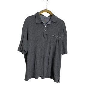 Thomas Dean Gray Men’s Polo Shirt Medium